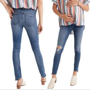 Madewell Maternity Side-Panel Skinny Jeans in Everton Adjustable Edition 31